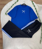 ست تیشرت شلوار پاپیونی جنس دورس گلکسی