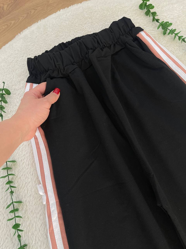 ست تیشرت شلوار بالنسیاگا رنگی جنس دورس گلکسی