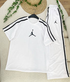 ست تیشرت شلوار دورس نخ پنبه jordan(جردن)