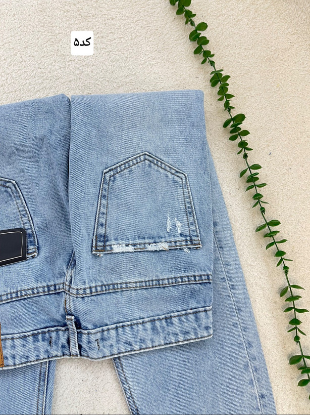 شلوار جین مام سری چهارم جنس جین ترک دارای سایزبندی