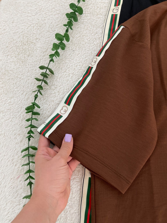 ست تیشرت شلوار کتونی جنس دورس گلکسی فری سایز