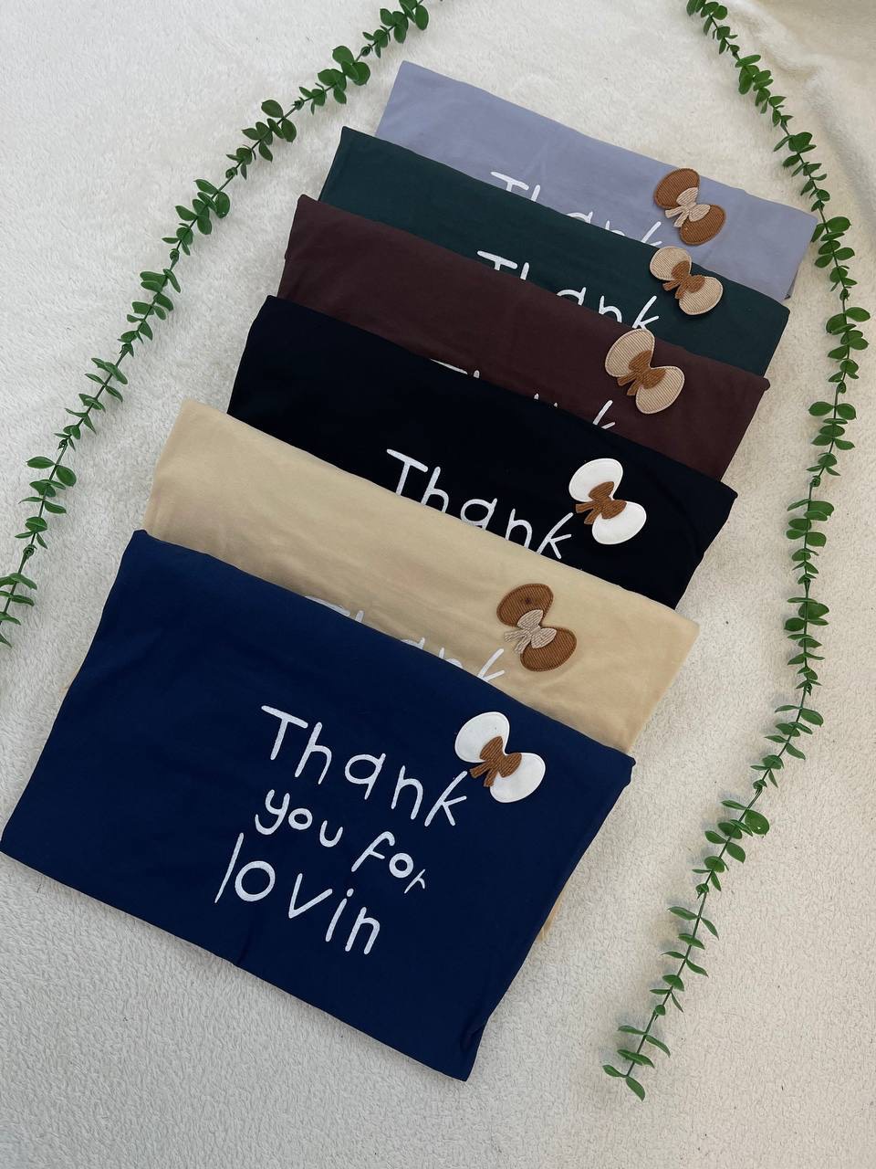 تیشرت باکسی Thank you جنس سوپر پنبه فری سایز