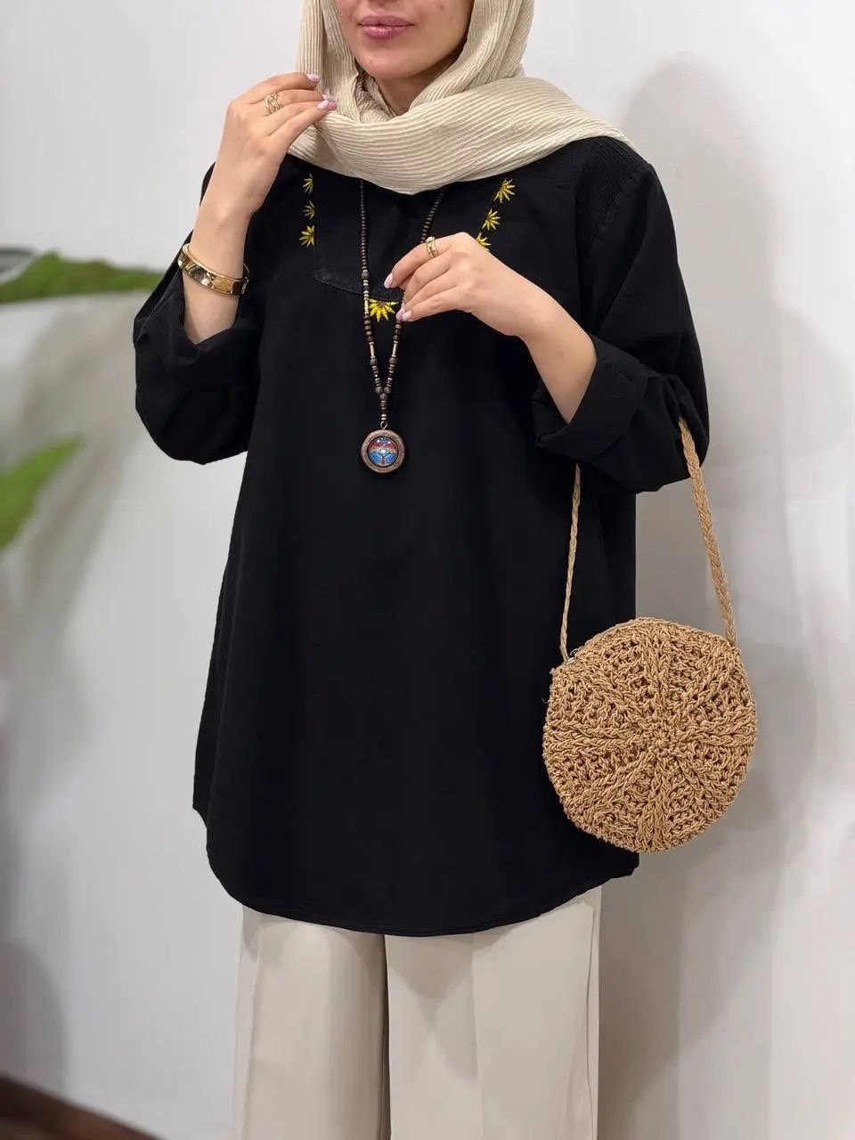 نمای جلو تونیک زنانه پونه