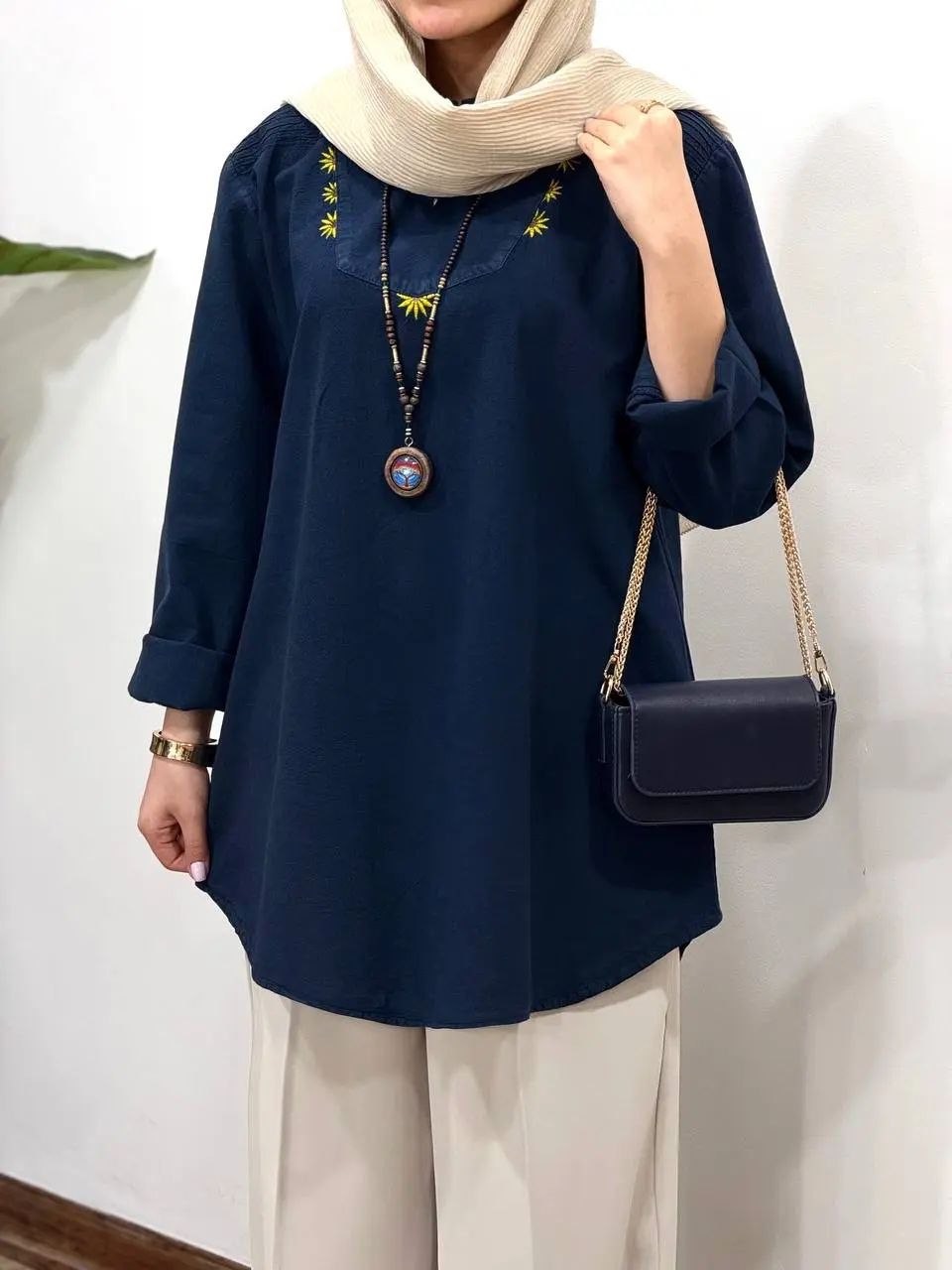 نمای جلو تونیک زنانه پونه