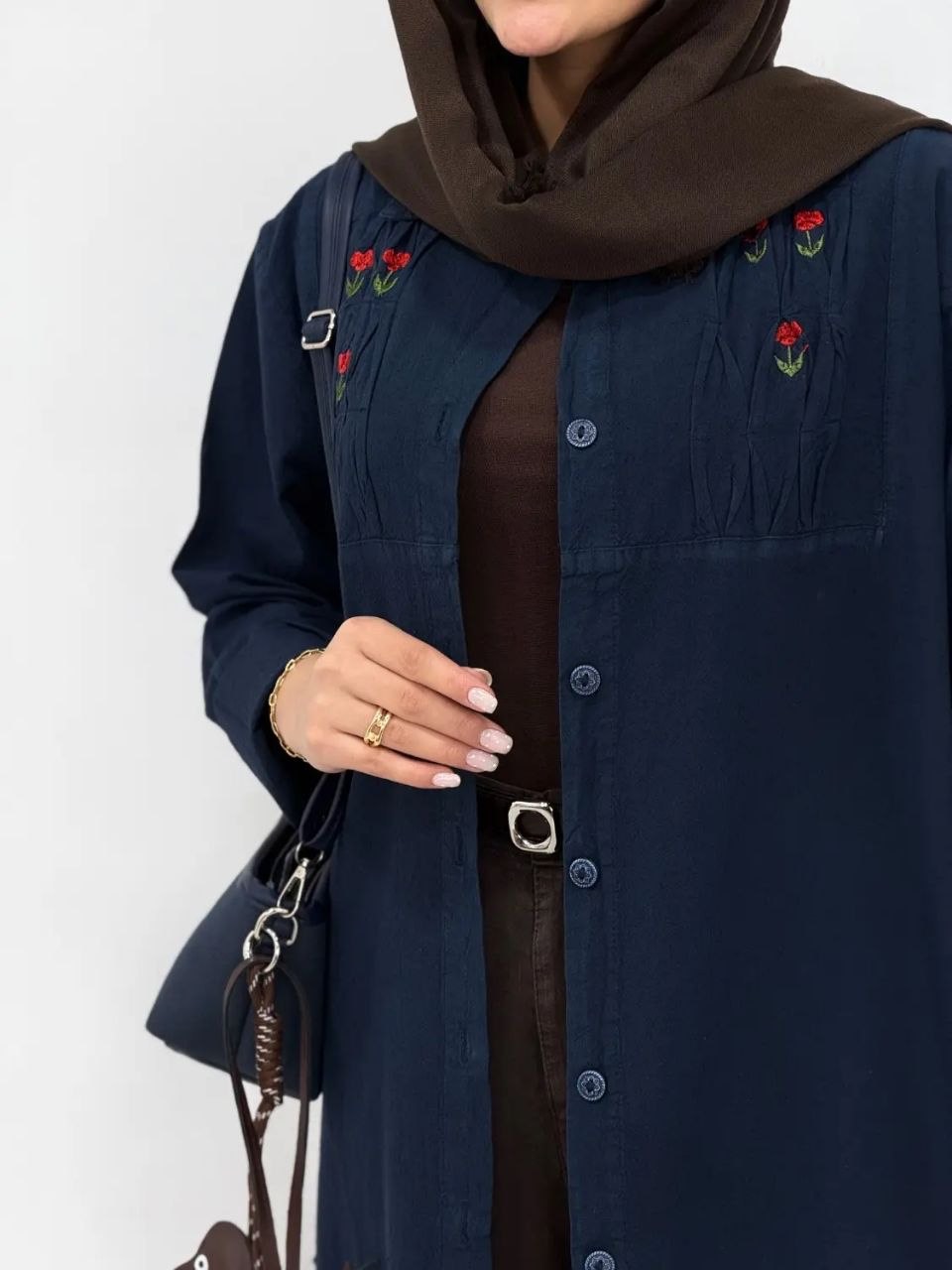 تنخور مانتو زنانه الیاف افسانه